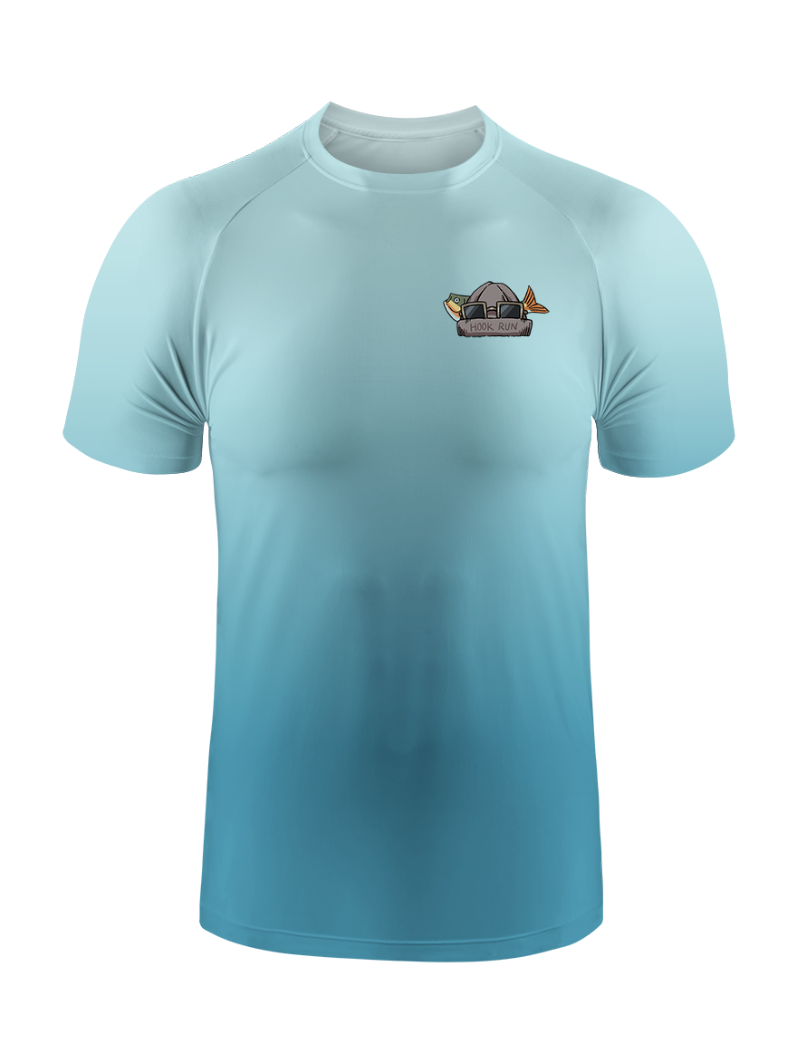 Fishing Make Me Feel Alive Gradient Fishing Tee
