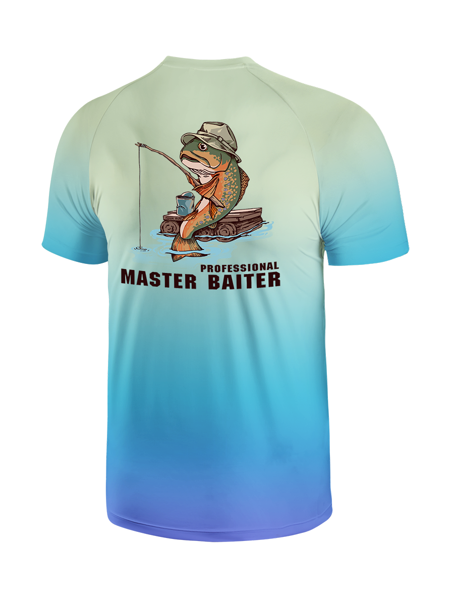 Professional Master Baiter Gradient Fishing Tee