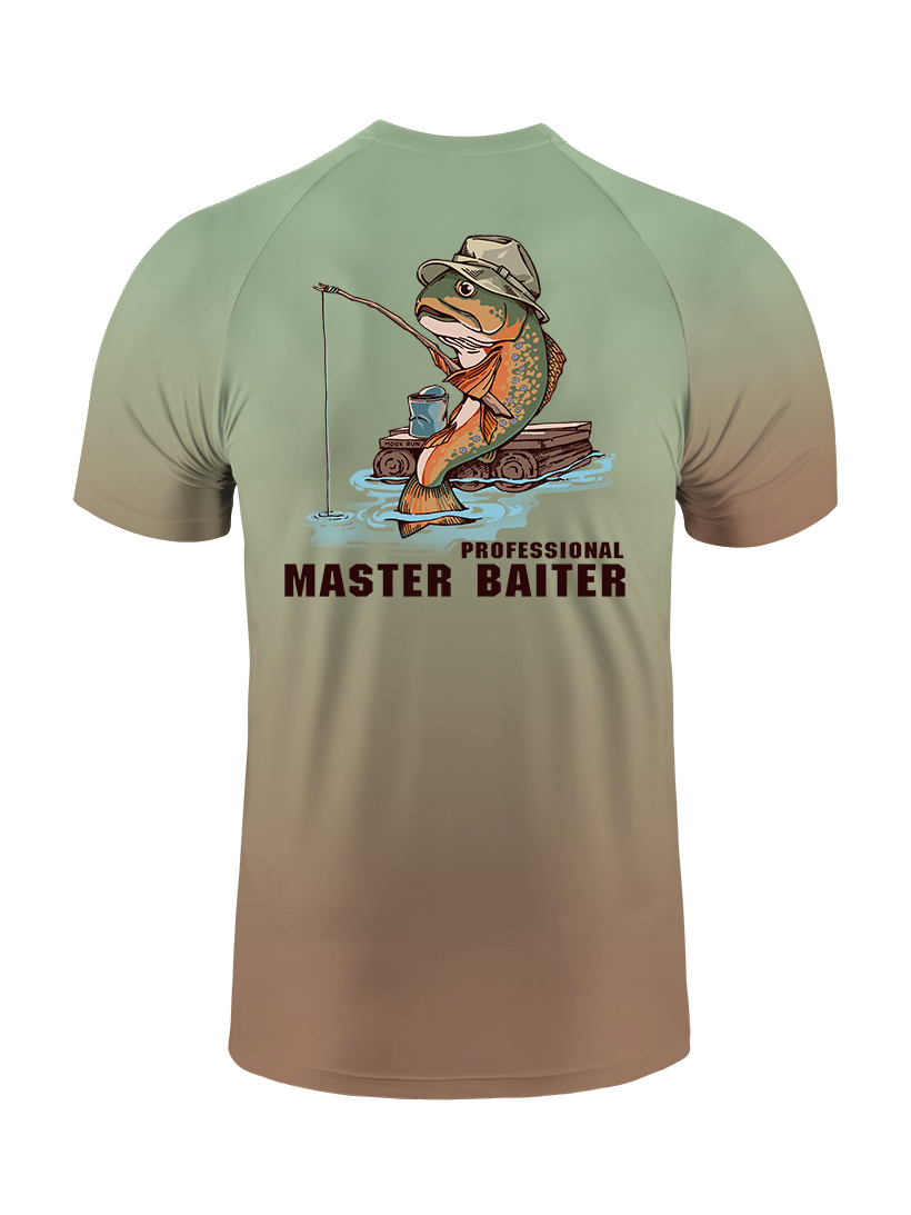 Professional Master Baiter Gradient Fishing Tee