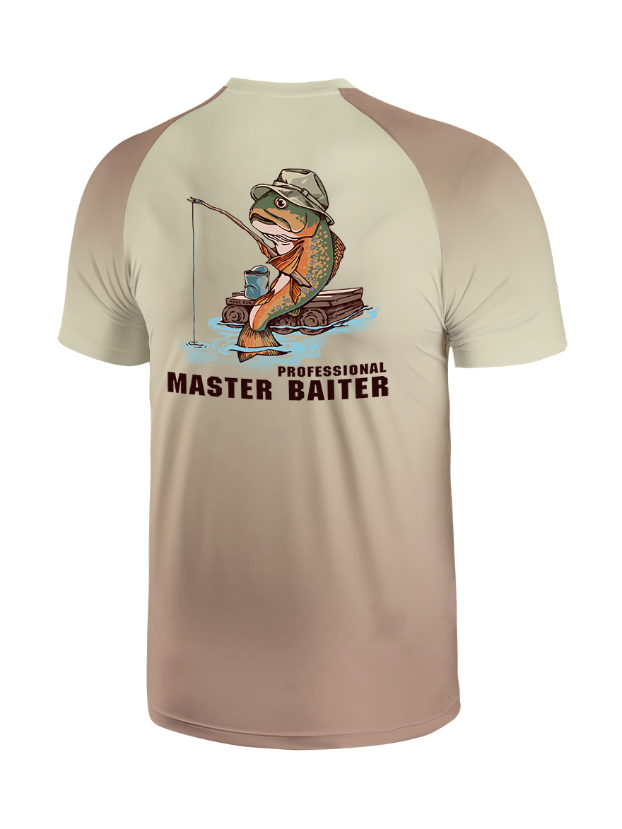 Professional Master Baiter Gradient Fishing Tee