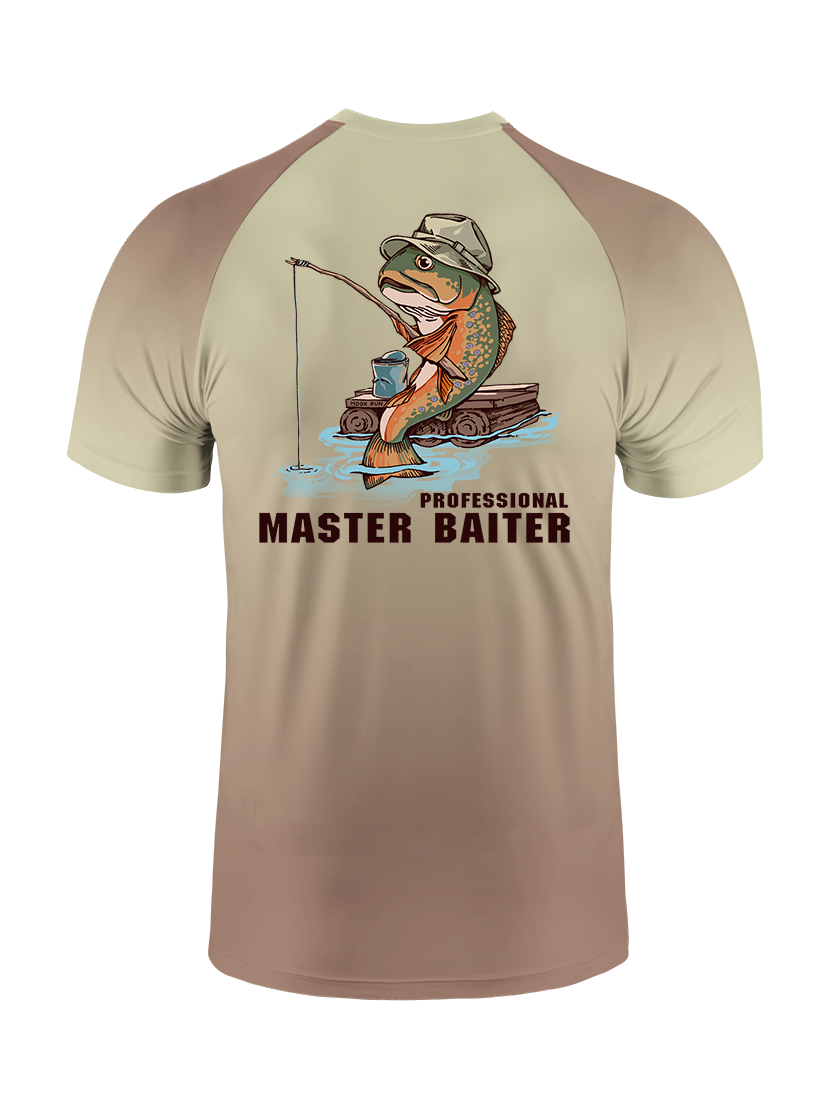 Professional Master Baiter Gradient Fishing Tee