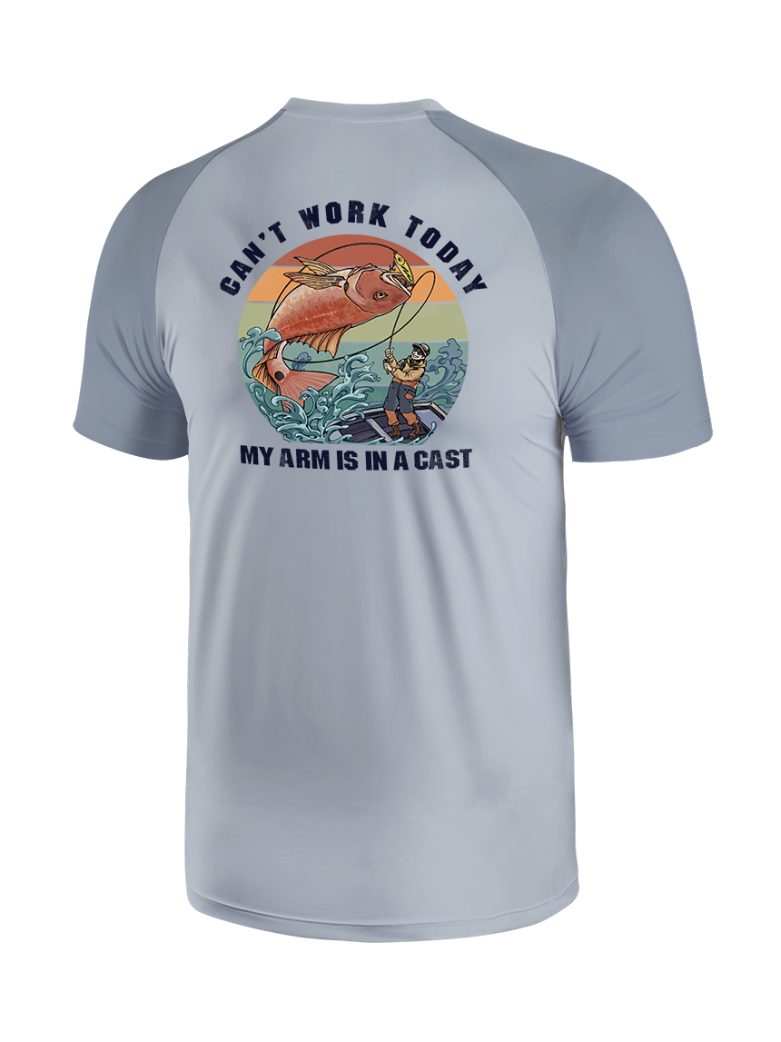 Hooked on a Day Off Vibrant Fishing Tee