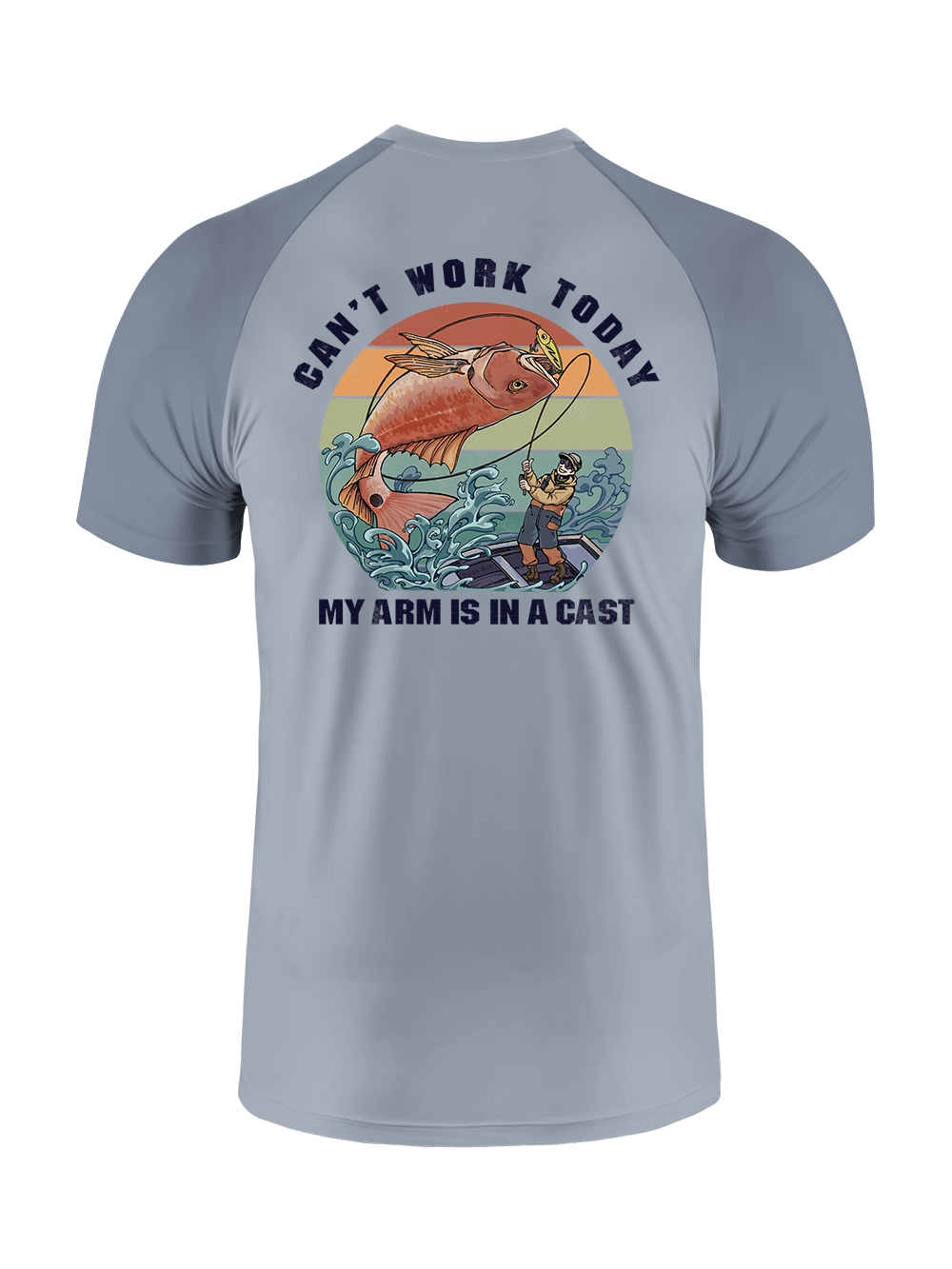 Hooked on a Day Off Vibrant Fishing Tee