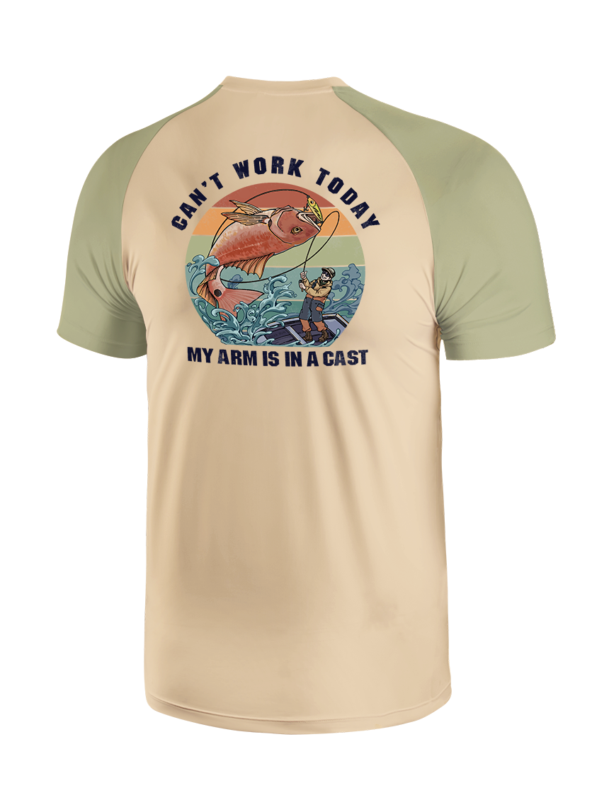 Hooked on a Day Off Vibrant Fishing Tee