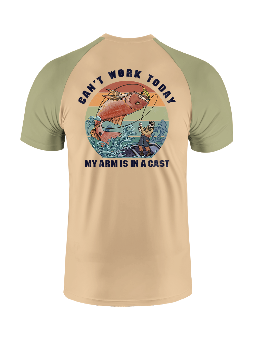 Hooked on a Day Off Vibrant Fishing Tee
