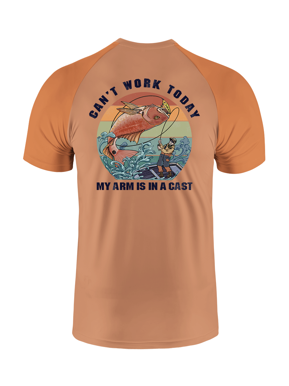 Hooked on a Day Off Vibrant Fishing Tee