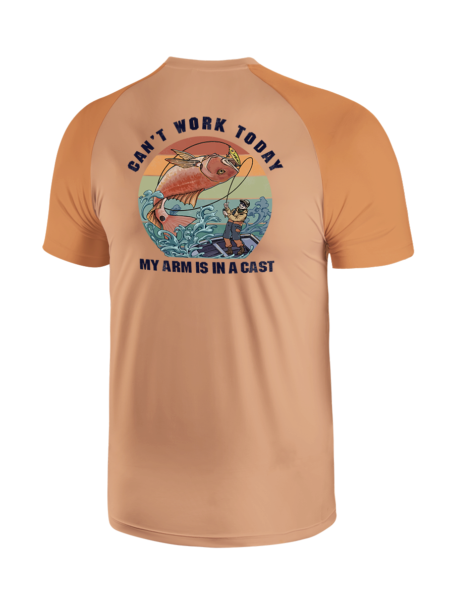 Hooked on a Day Off Vibrant Fishing Tee