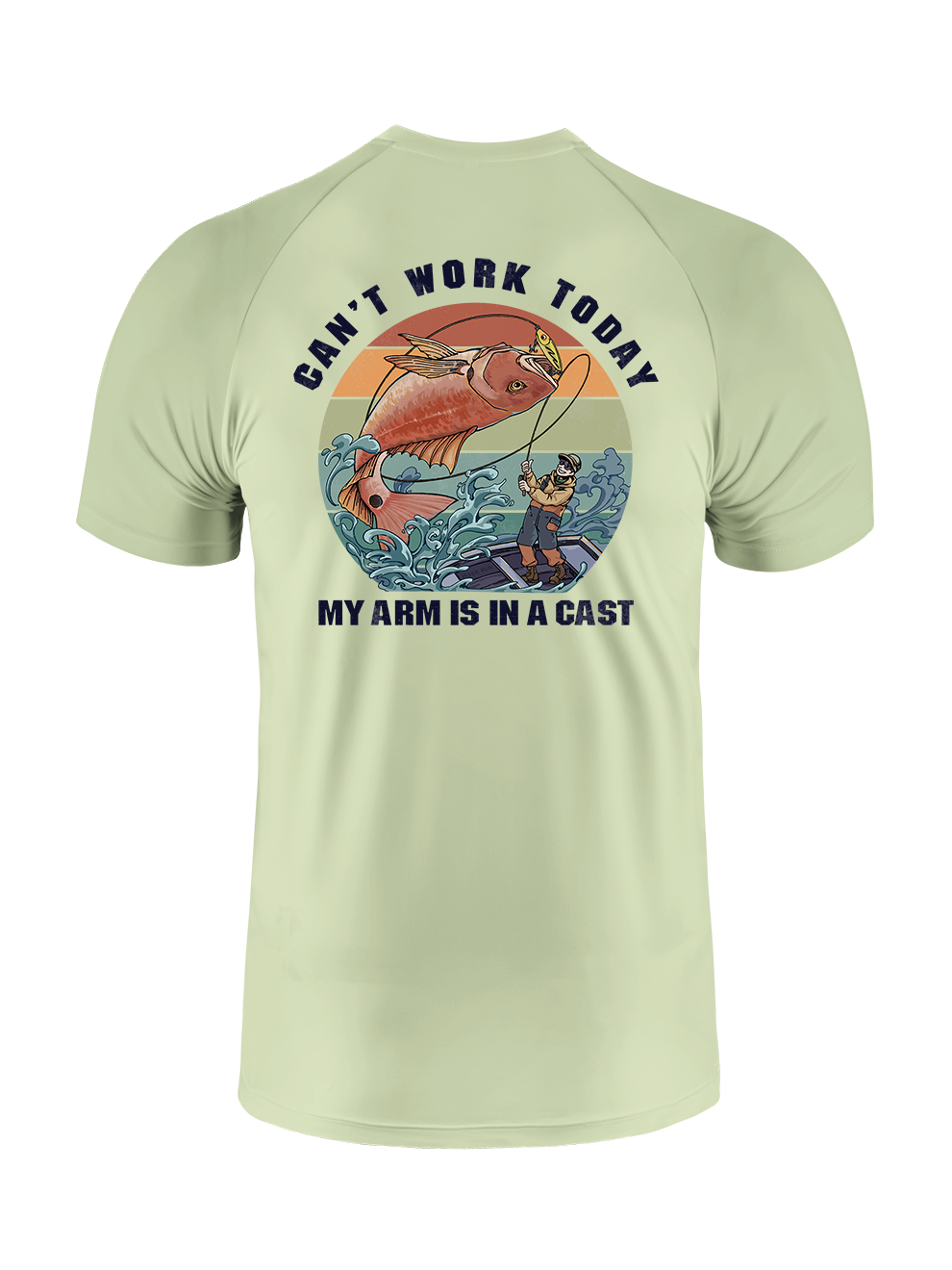 Hooked on a Day Off Vibrant Fishing Tee