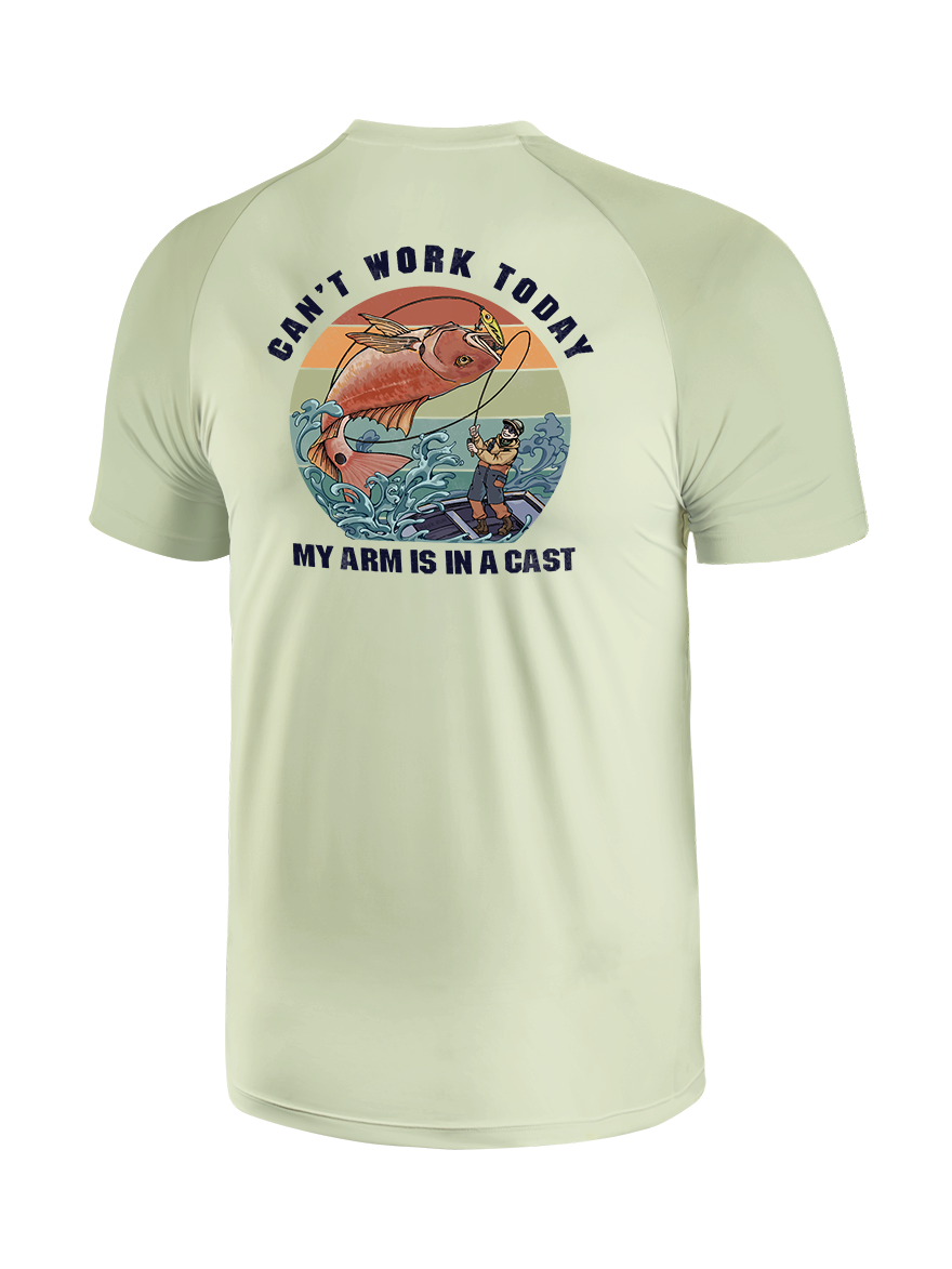 Hooked on a Day Off Vibrant Fishing Tee