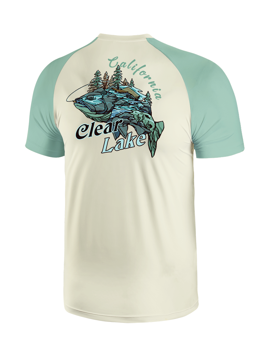 Reel Moments at Clear Lake Vibrant Fishing Tee