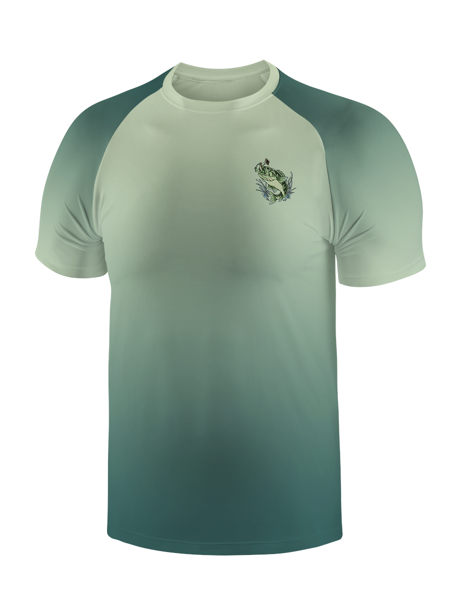 There's Always A Bigger Fish Gradient Fishing Tee
