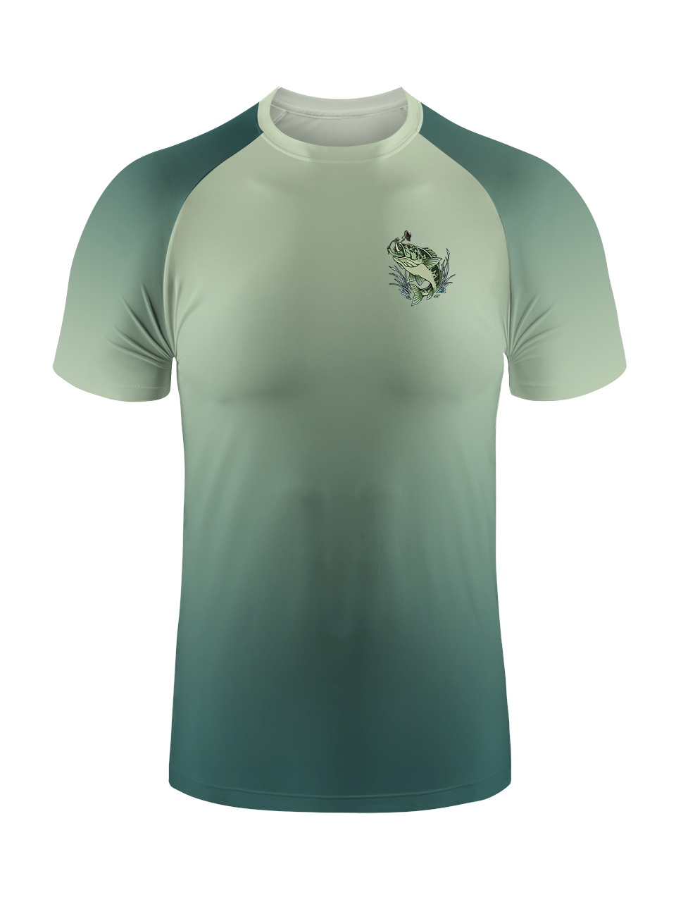 There's Always A Bigger Fish Gradient Fishing Tee