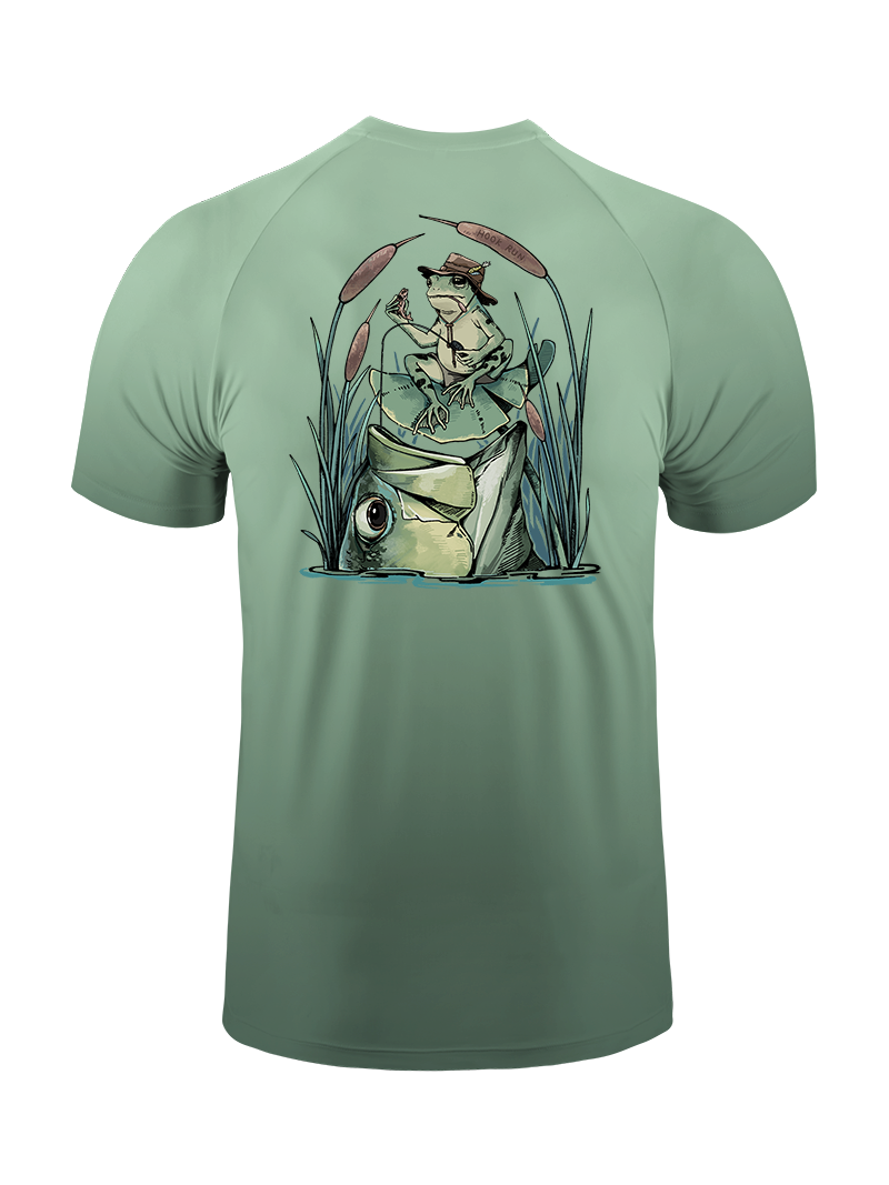 There's Always A Bigger Fish Gradient Fishing Tee