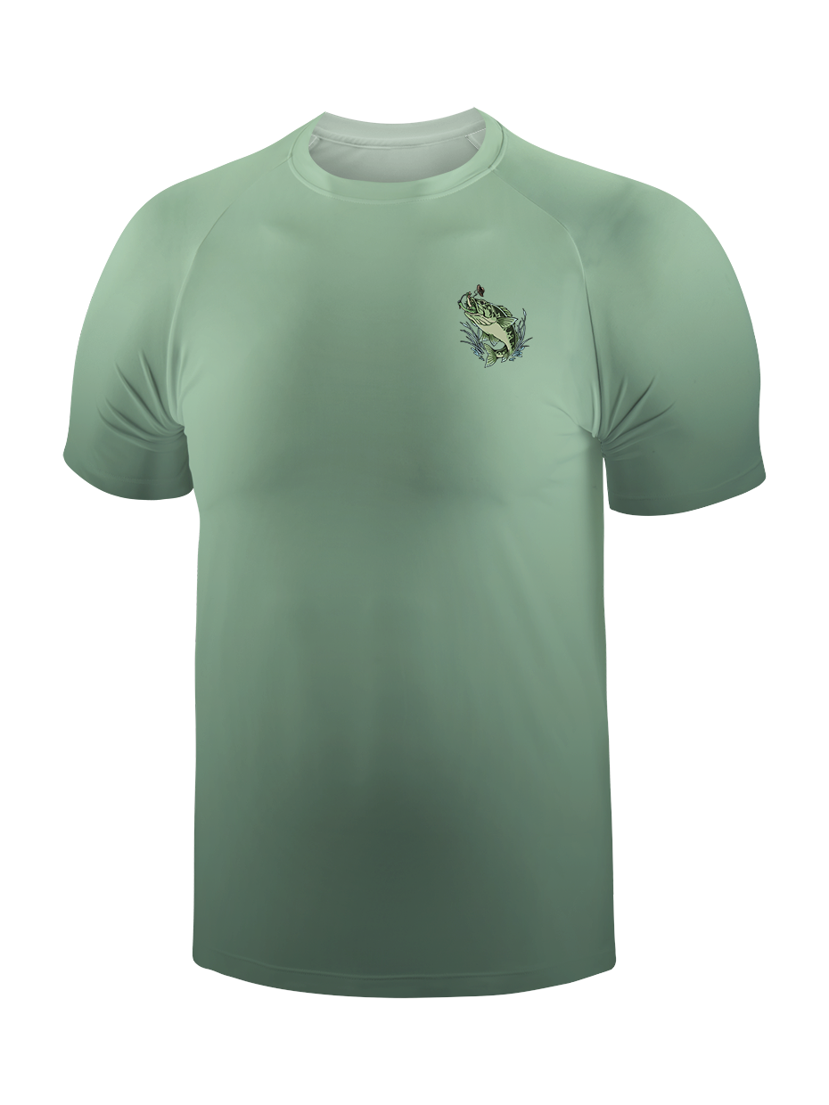 There's Always A Bigger Fish Gradient Fishing Tee
