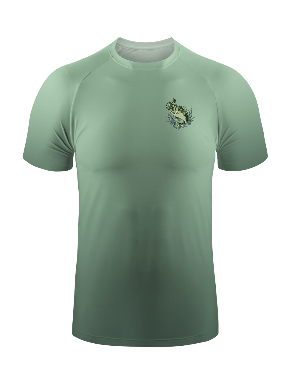 There's Always A Bigger Fish Gradient Fishing Tee