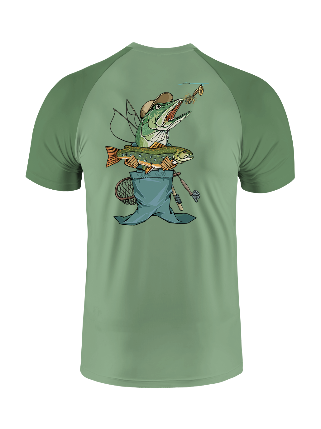 Who is My Prey Vibrant Fishing Tee