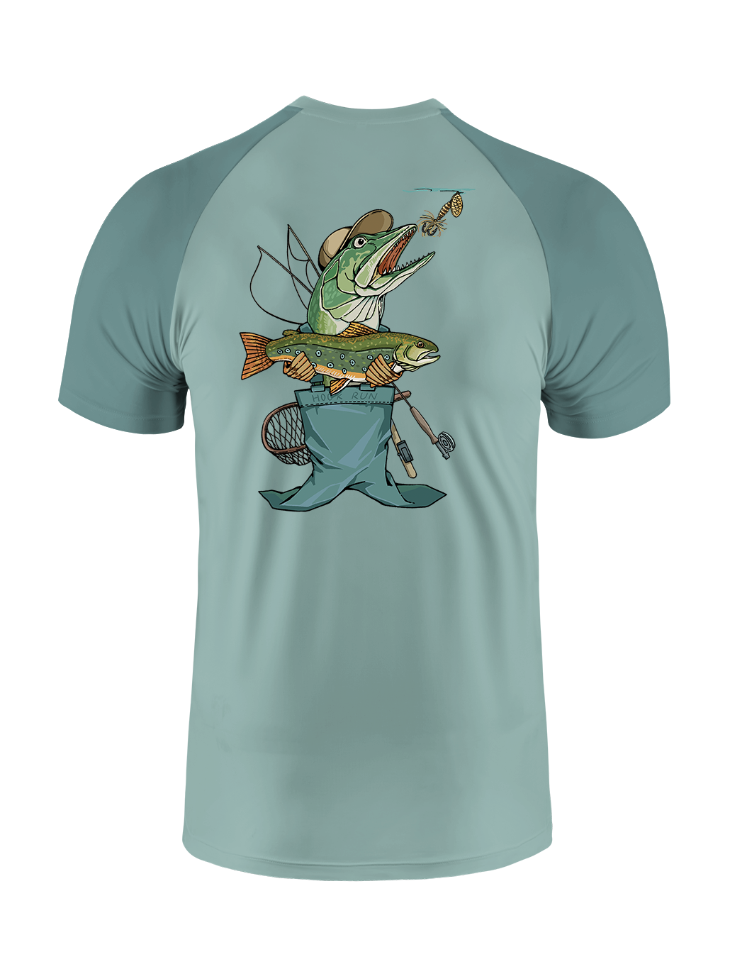 Who is My Prey Vibrant Fishing Tee
