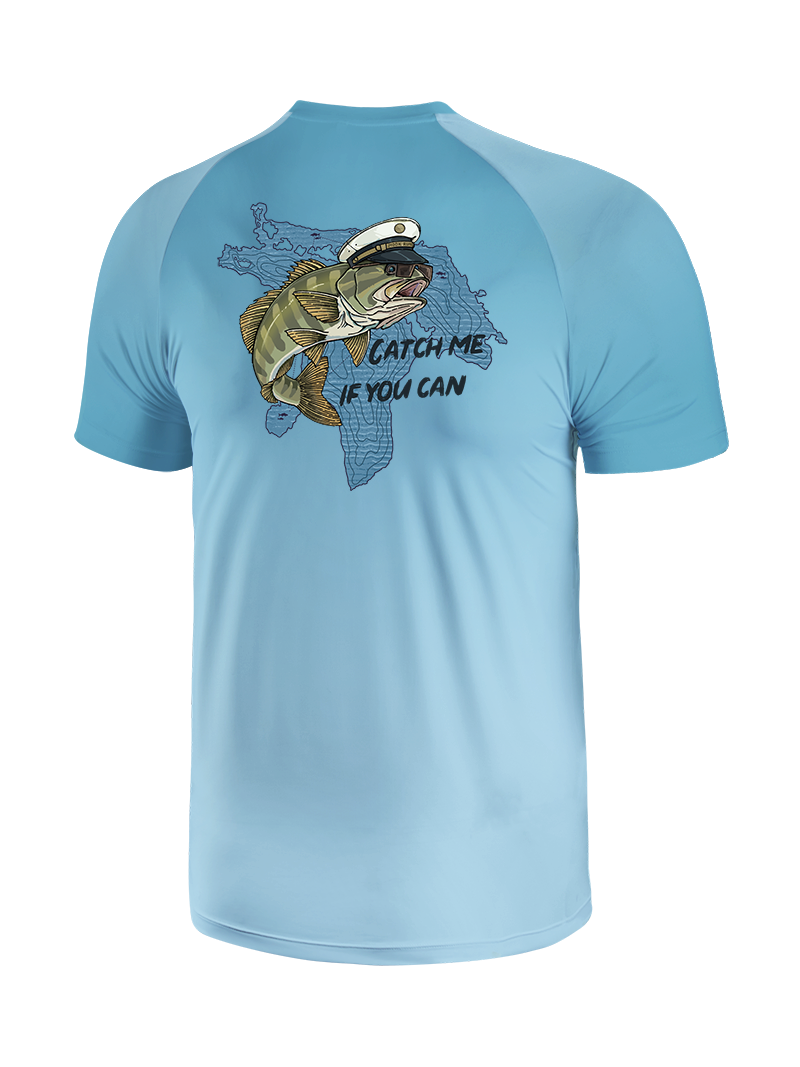 Catch Me If You Can Vibrant Fishing Tee