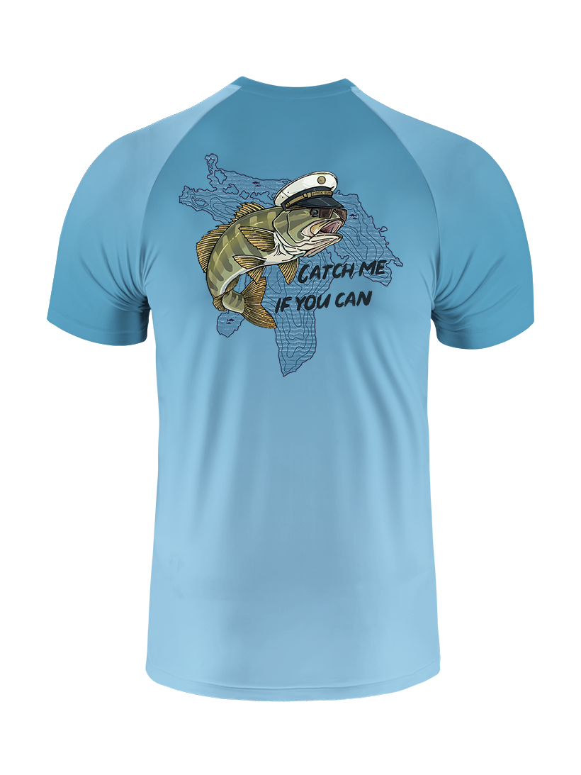 Catch Me If You Can Vibrant Fishing Tee