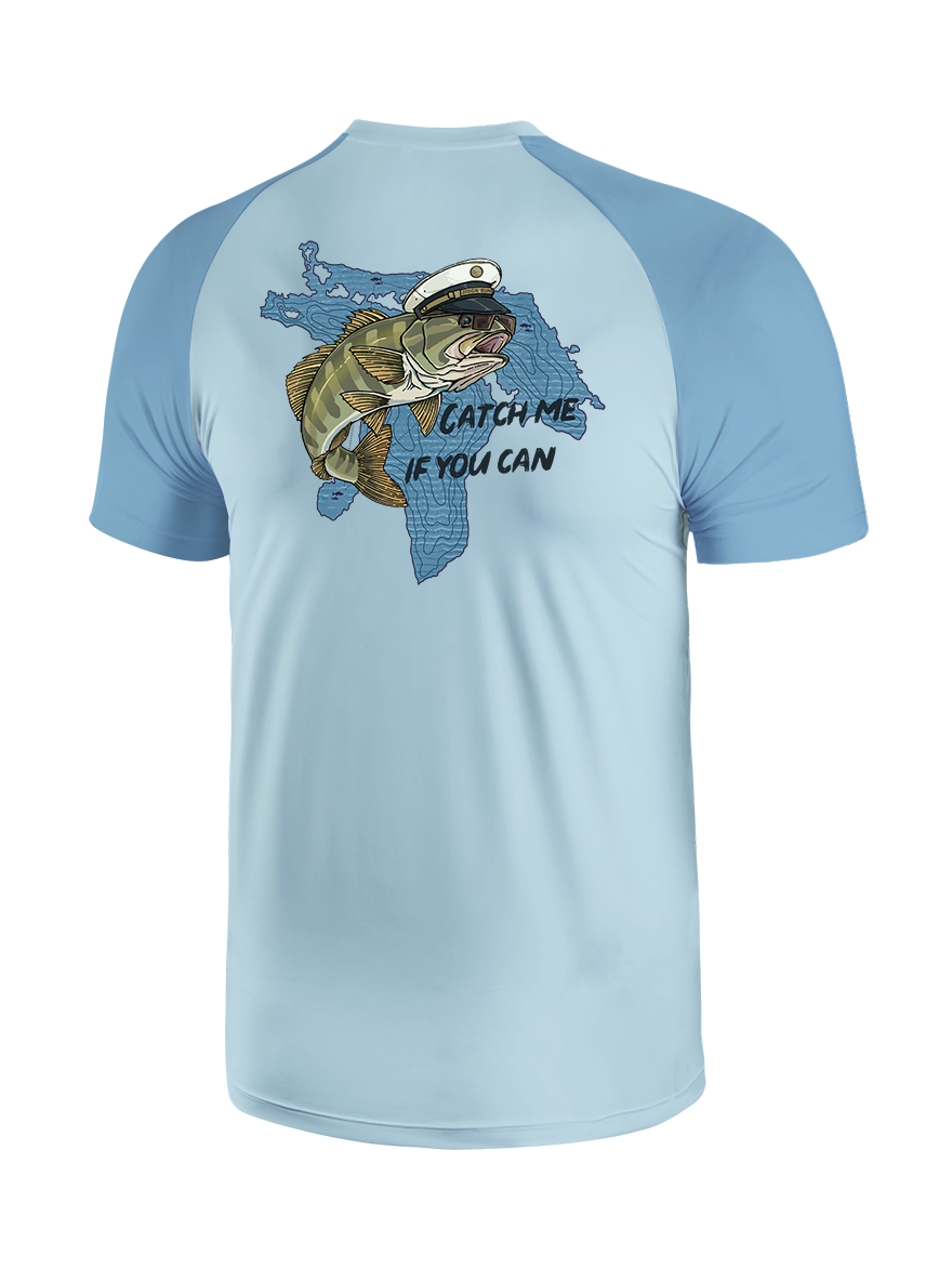 Catch Me If You Can Vibrant Fishing Tee