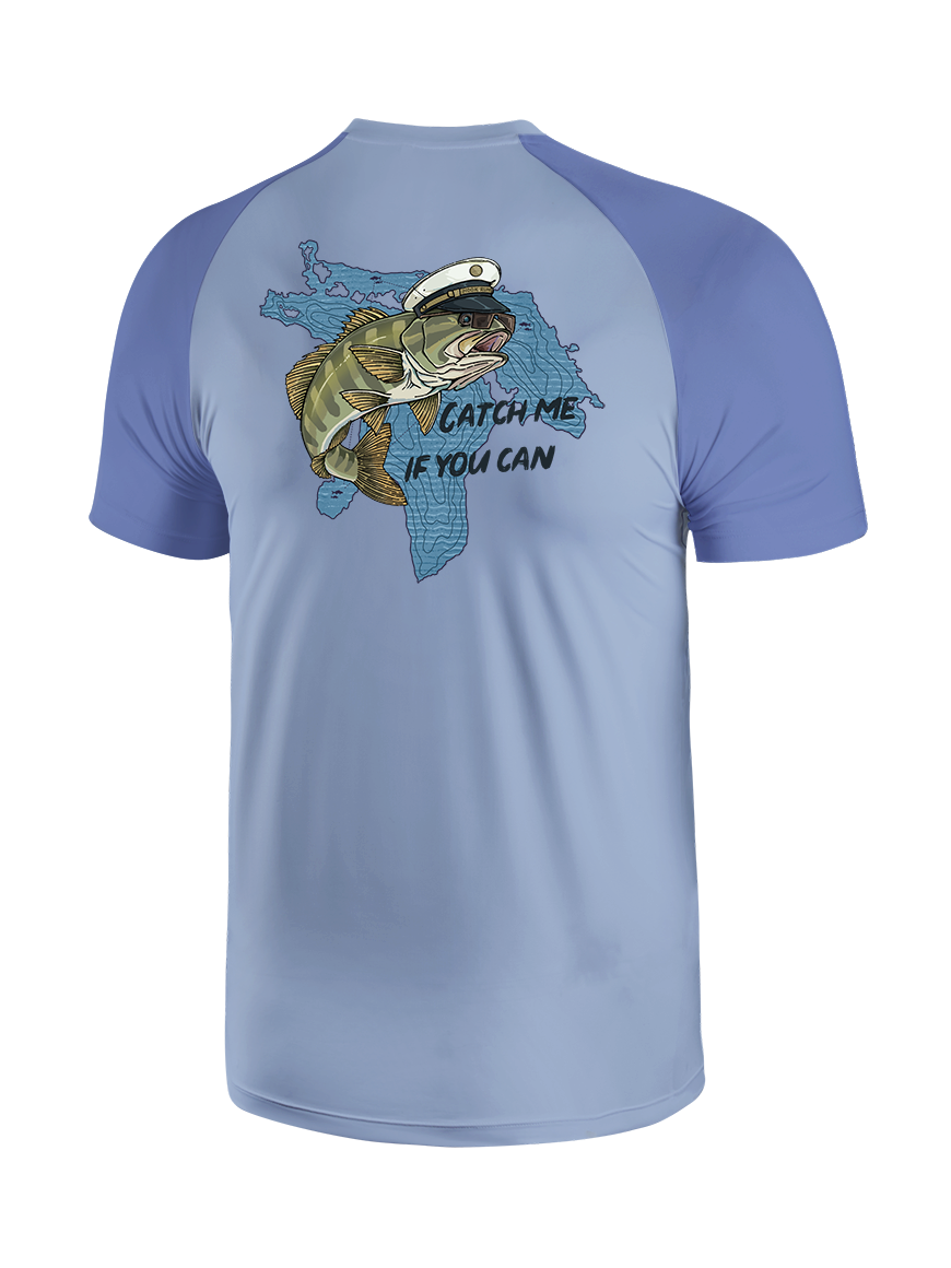 Catch Me If You Can Vibrant Fishing Tee