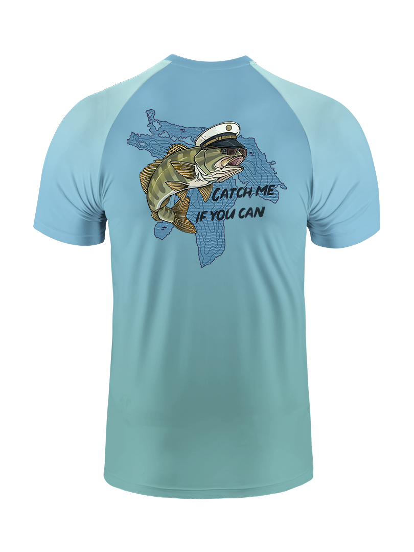 Catch Me If You Can Vibrant Fishing Tee