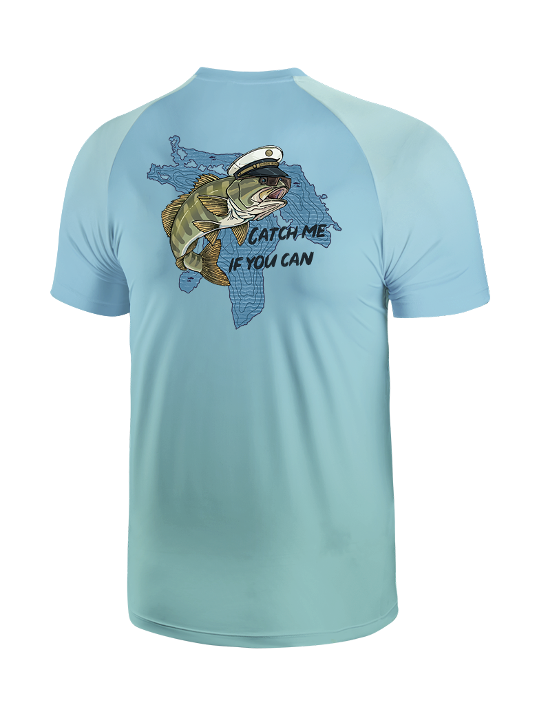 Catch Me If You Can Vibrant Fishing Tee