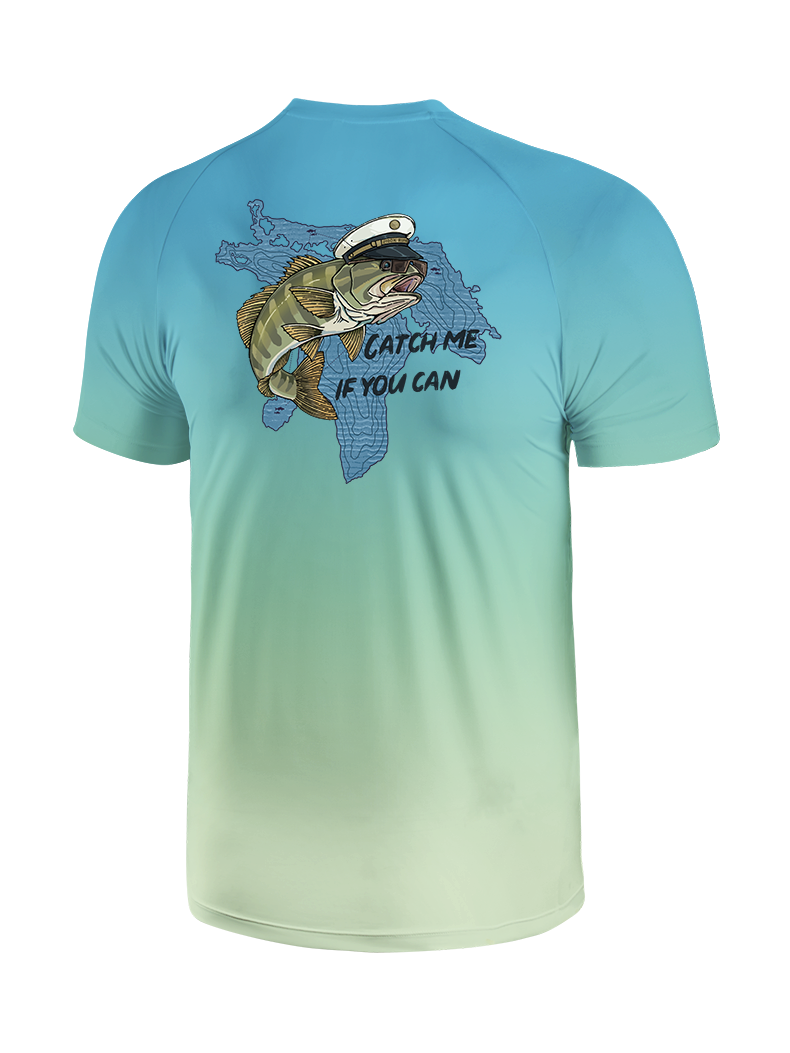 Catch Me If You Can Vibrant Fishing Tee