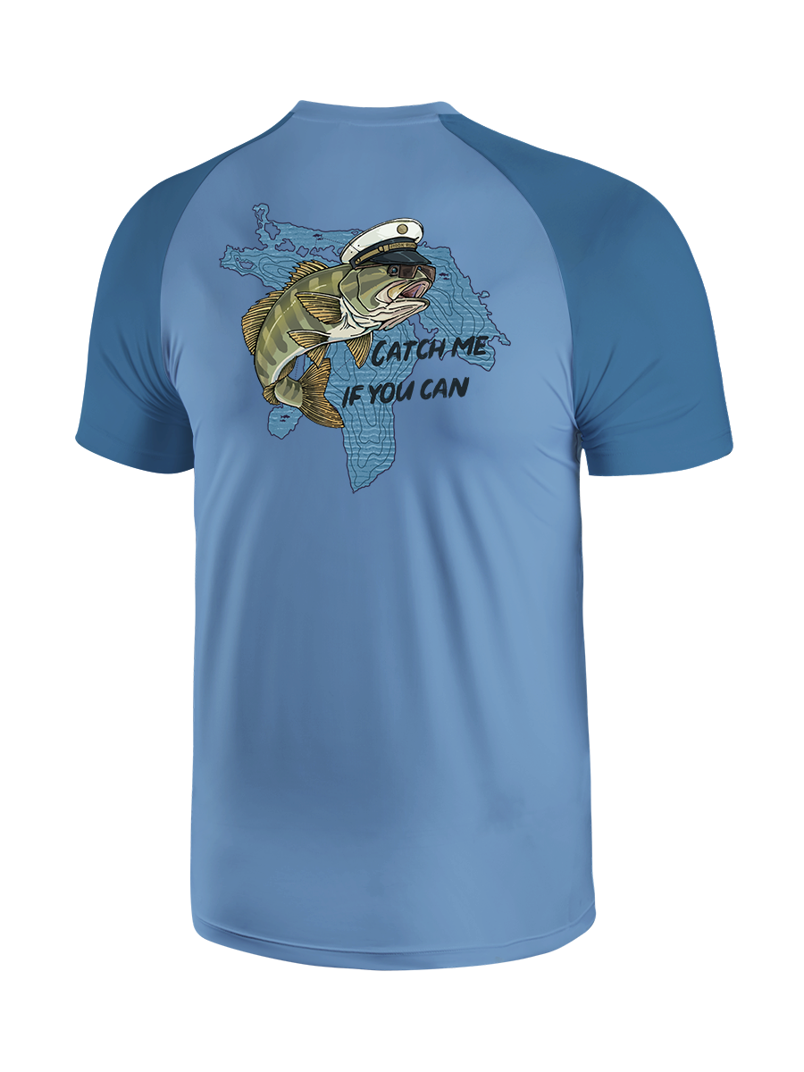Catch Me If You Can Vibrant Fishing Tee