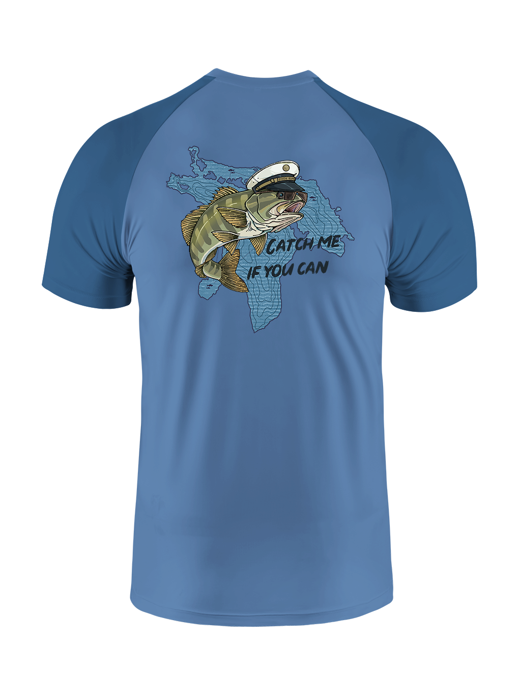 Catch Me If You Can Vibrant Fishing Tee