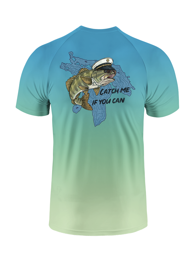 Catch Me If You Can Vibrant Fishing Tee