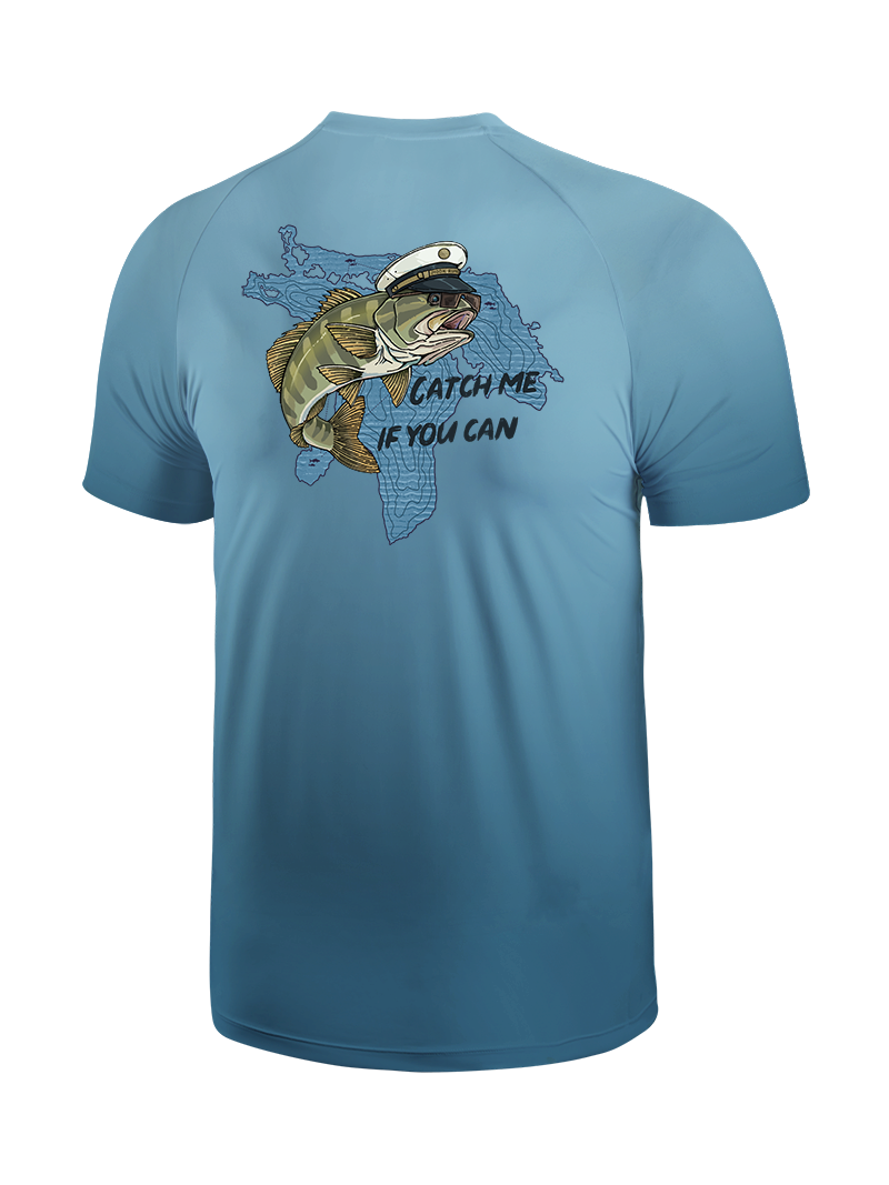 Catch Me If You Can Vibrant Fishing Tee