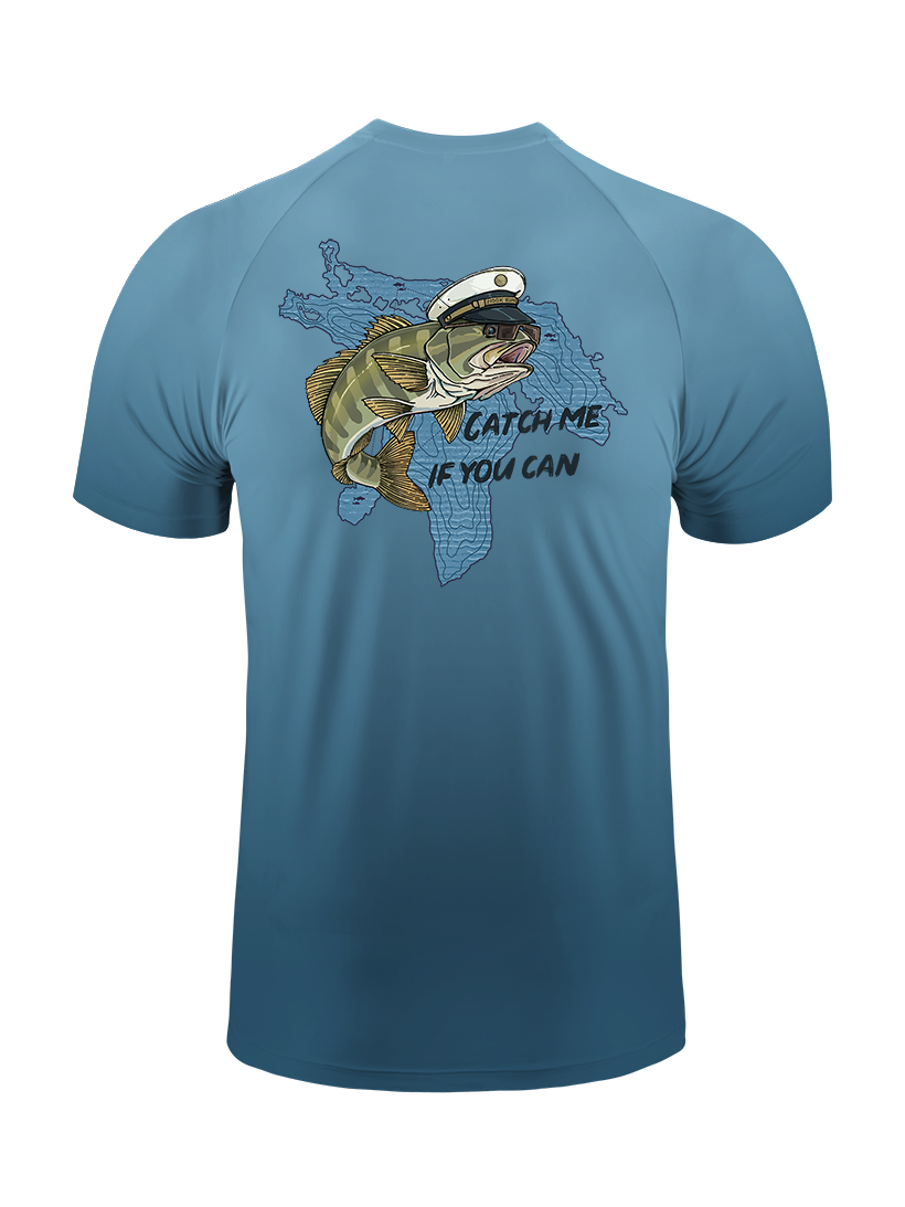 Catch Me If You Can Vibrant Fishing Tee