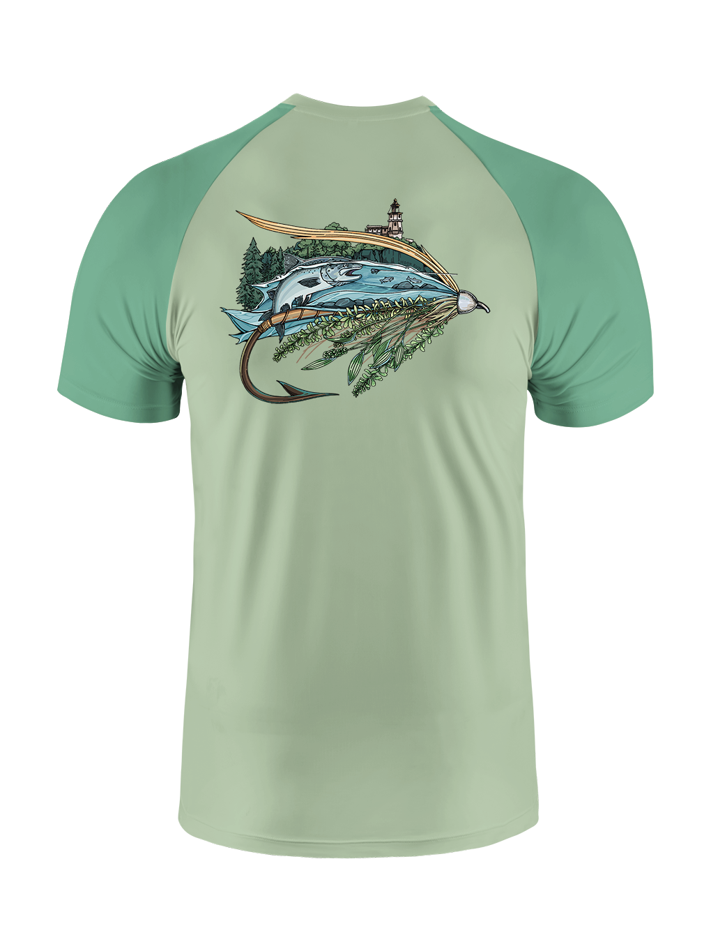 Superior Fly Quest Vibrant Fishing Tee