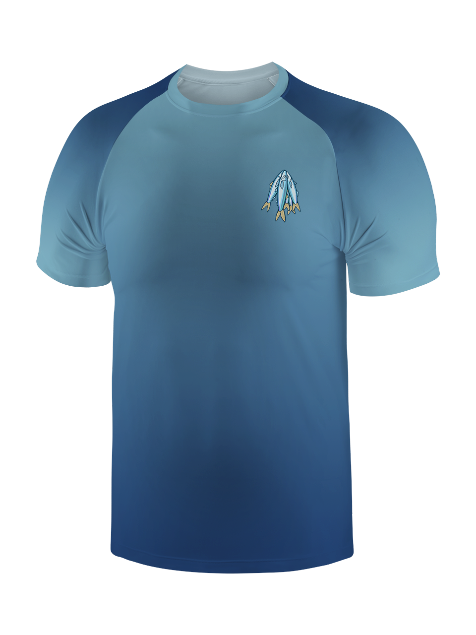 Matthew 4:19 God's Capture Gradient Fishing Tee