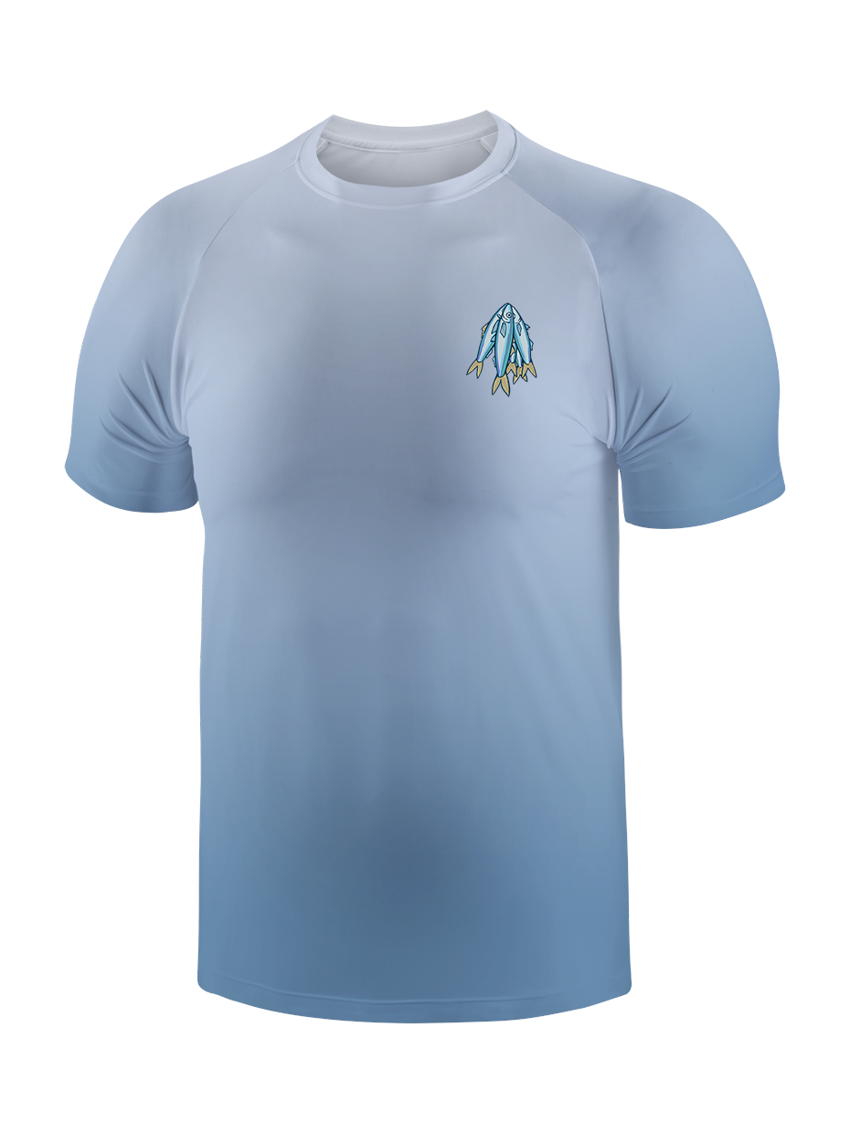 Matthew 4:19 God's Capture Gradient Fishing Tee