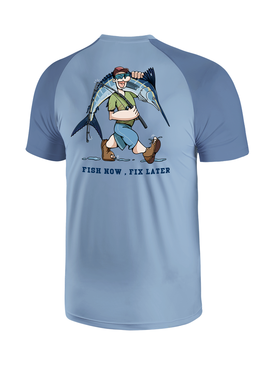 Fishing is the First Rule Vibrant Fishing Tee