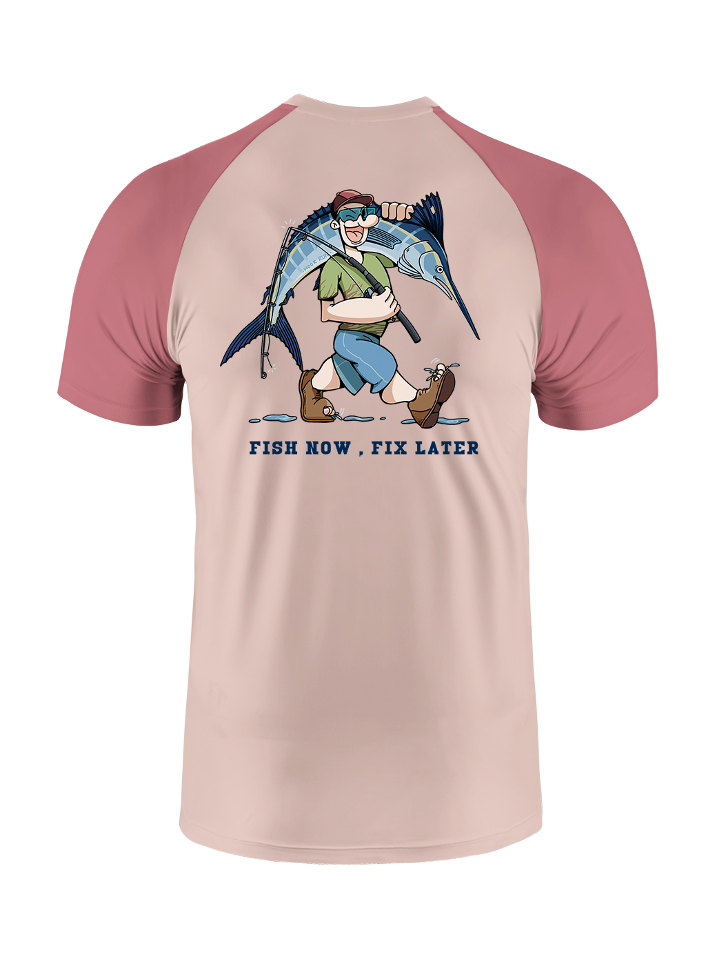 Fishing is the First Rule Vibrant Fishing Tee