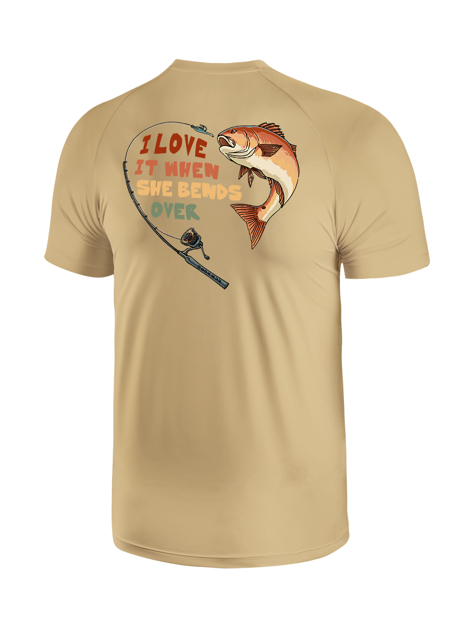 Redfish Rhythm Bend to Love UPF Tee