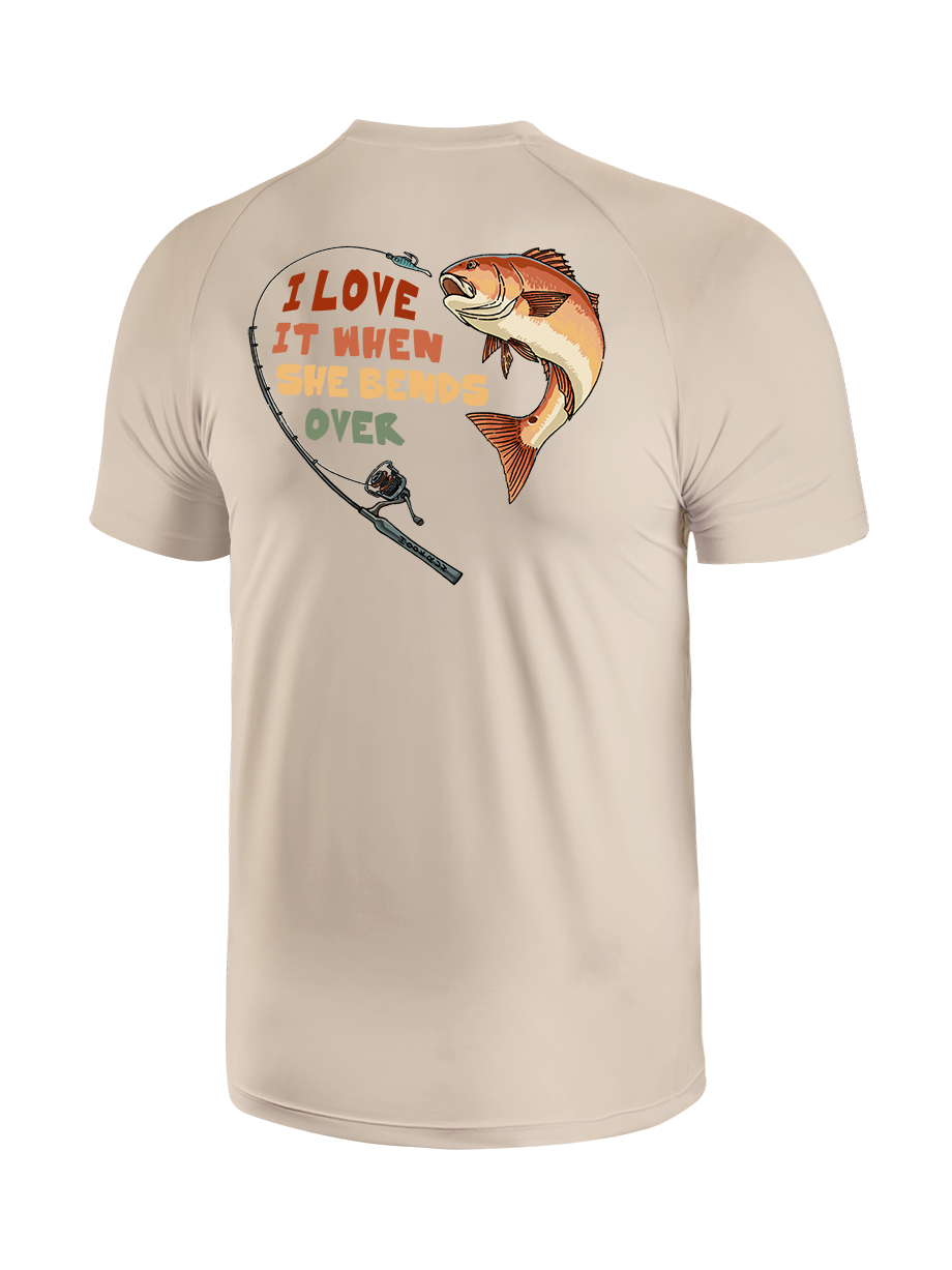 Redfish Rhythm Bend to Love UPF Tee