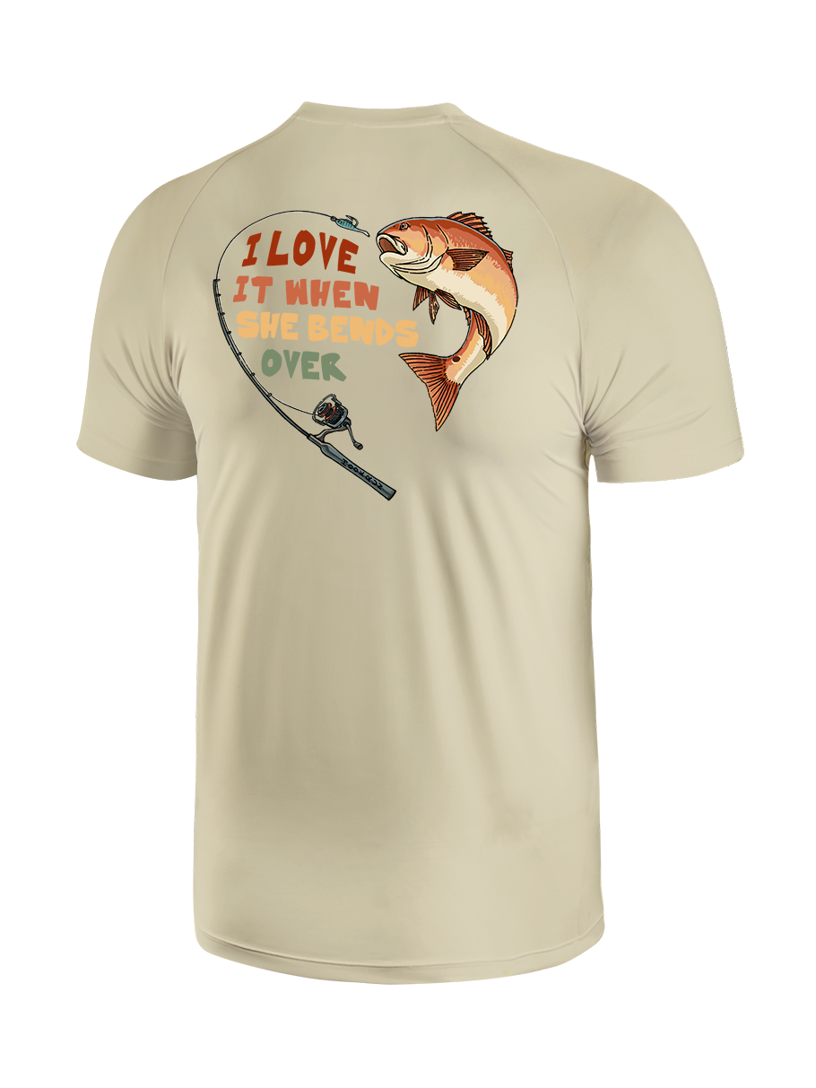 Redfish Rhythm Bend to Love UPF Tee