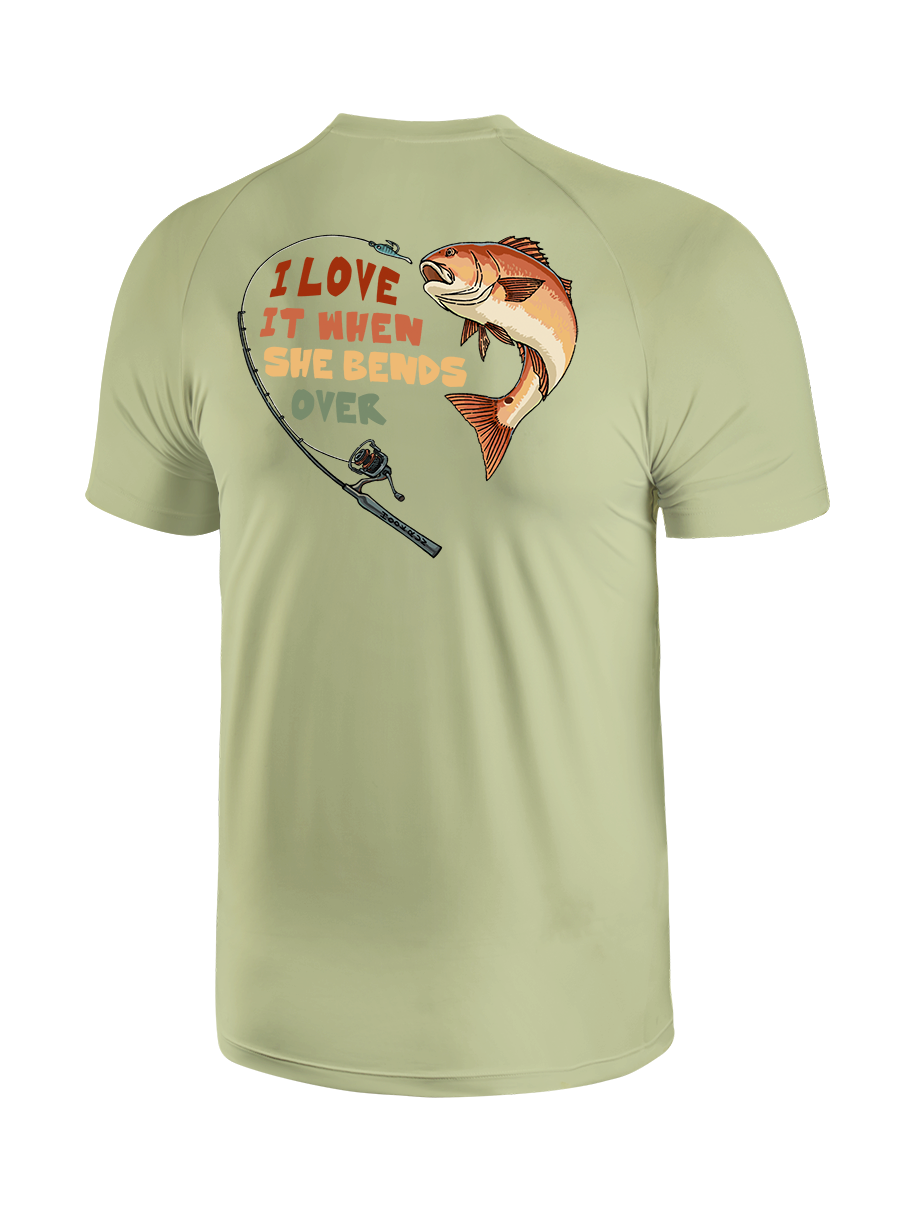 Redfish Rhythm Bend to Love UPF Tee