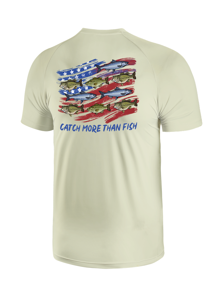 Patriotic Waters Unleashed UPF Tee