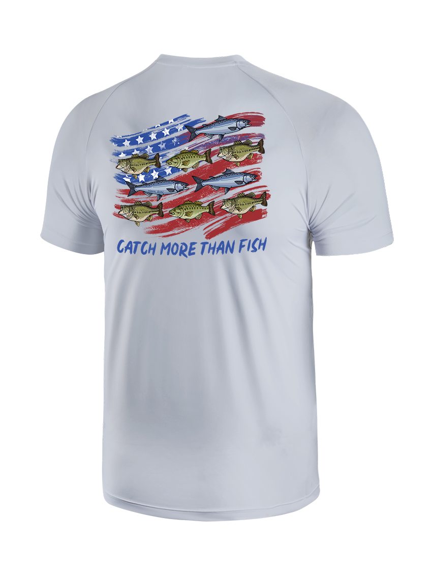 Patriotic Waters Unleashed UPF Tee