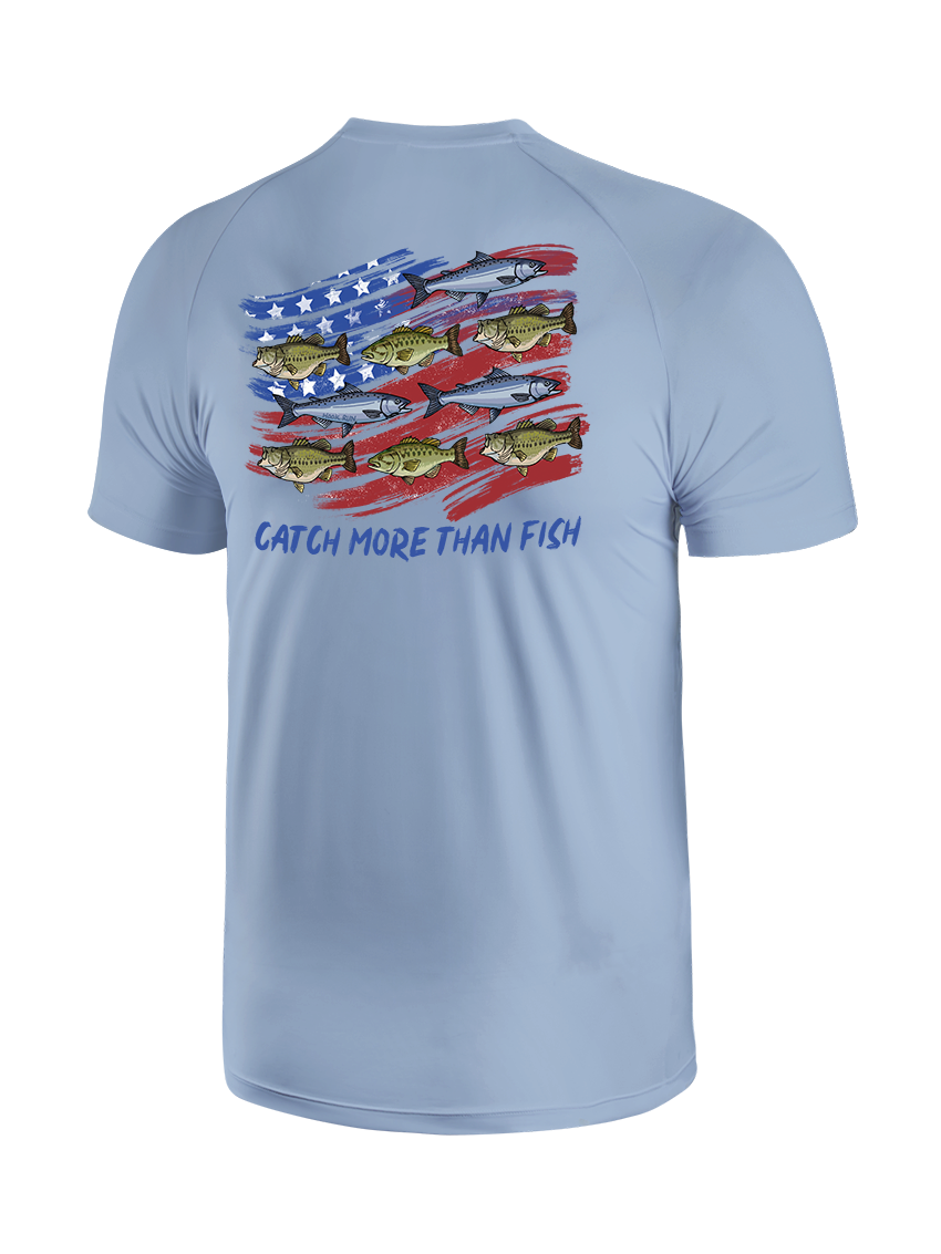 Patriotic Waters Unleashed UPF Tee