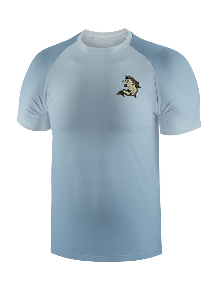 The Catfish Pursuit Gradient Fishing Tee