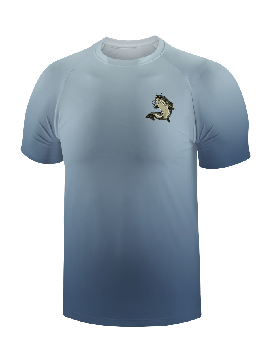 The Catfish Pursuit Gradient Fishing Tee