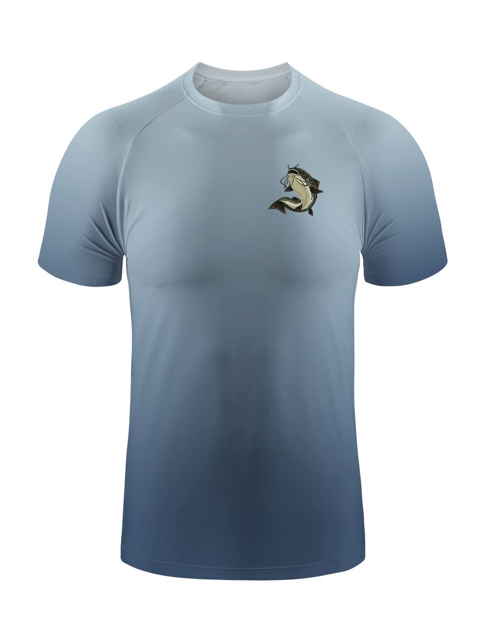 The Catfish Pursuit Gradient Fishing Tee