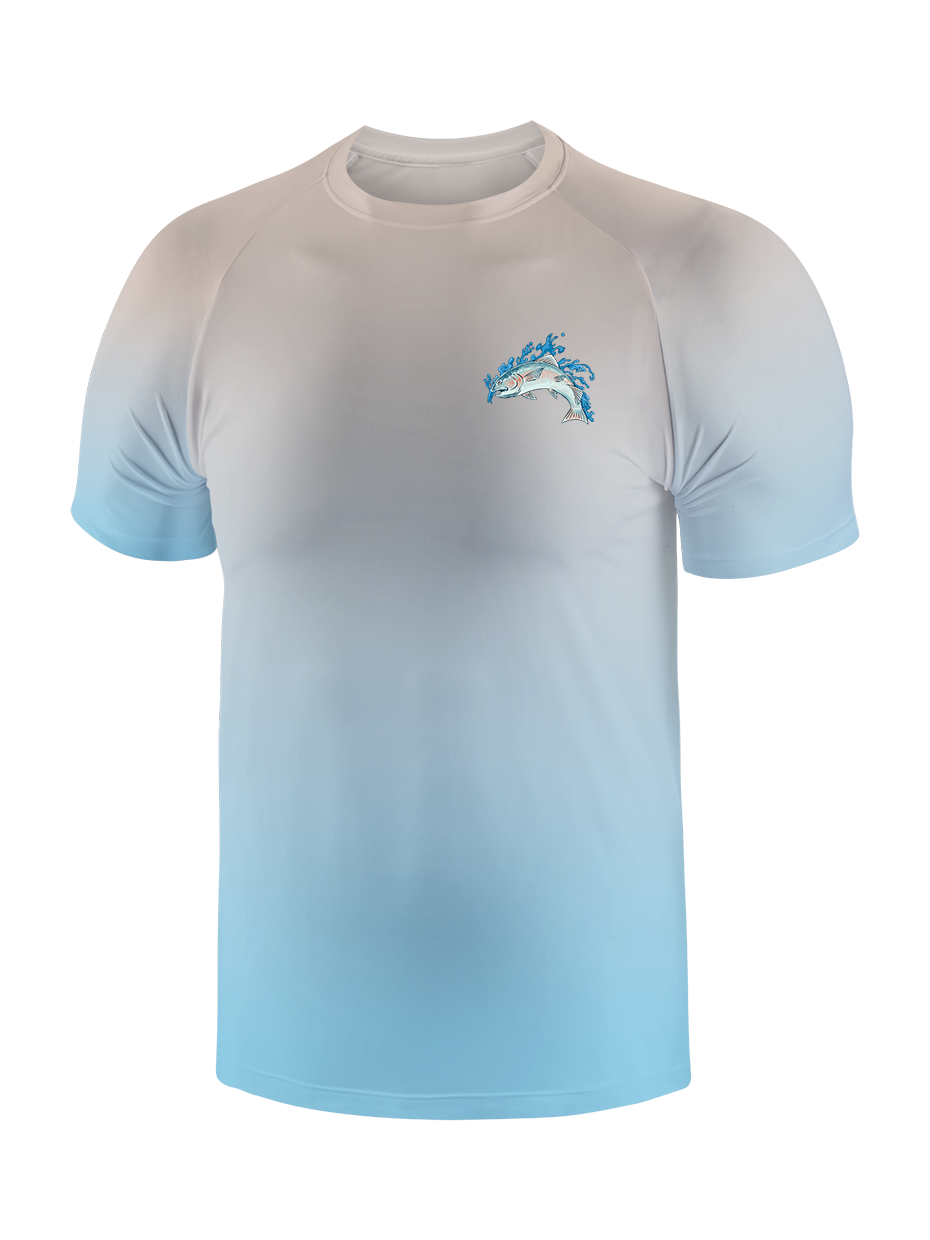 Salmon Harmony Waters Gradient Fishing Tee