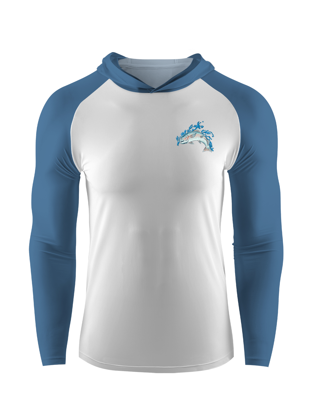 Salmon Harmony Waters UPF Hoodie